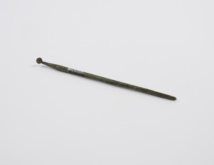 Aural scoop, bronze, Roman, from Sforza collection