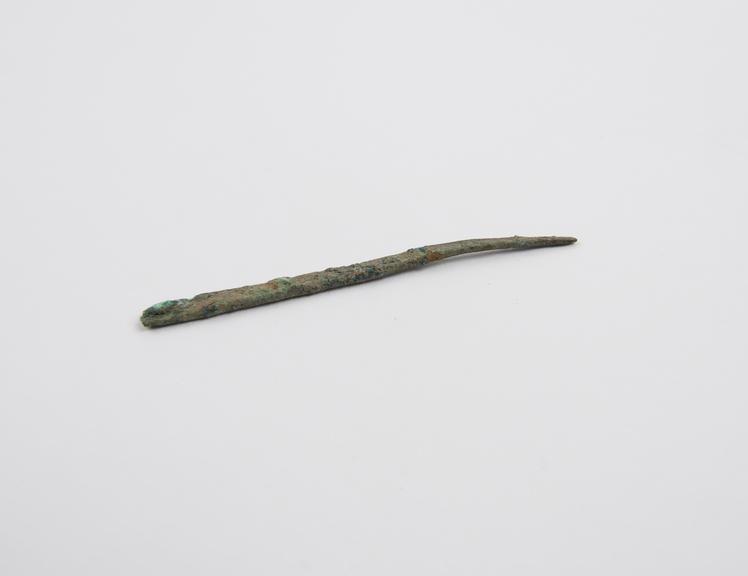 Part of tweezers (?), bronze, Roman (?), 199BC-500AD