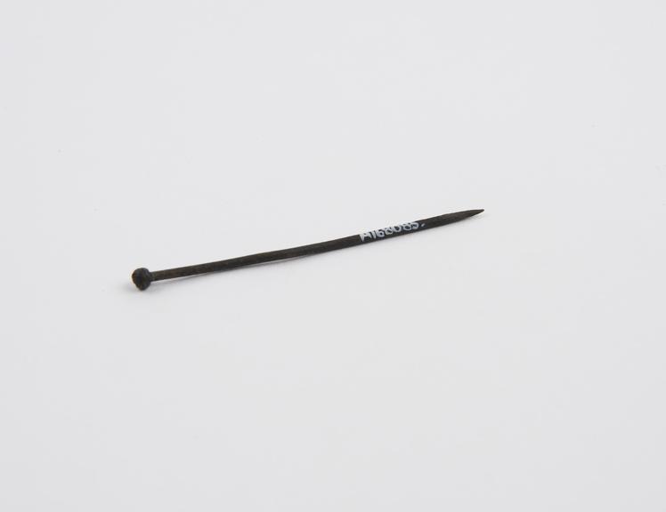 Bronze pin, found in London, Roman, 50BC to 400AD