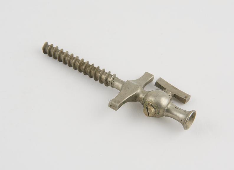 Cask broach(?), steel, nickel plated, 1880-1920