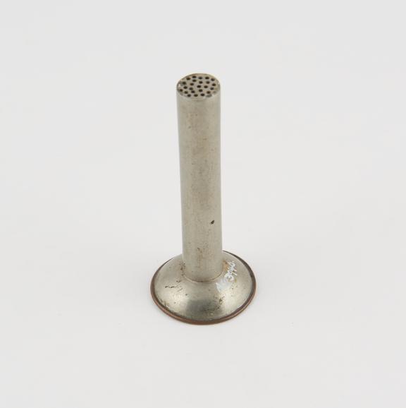 Irrigating tube(?), steel, plated, 1880-1920