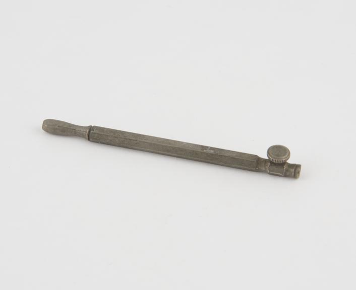 Handle, steel, 19th century