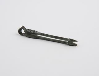 Bronze forceps, spoon, elevetor and cautery, 200 BC-1600 AD.