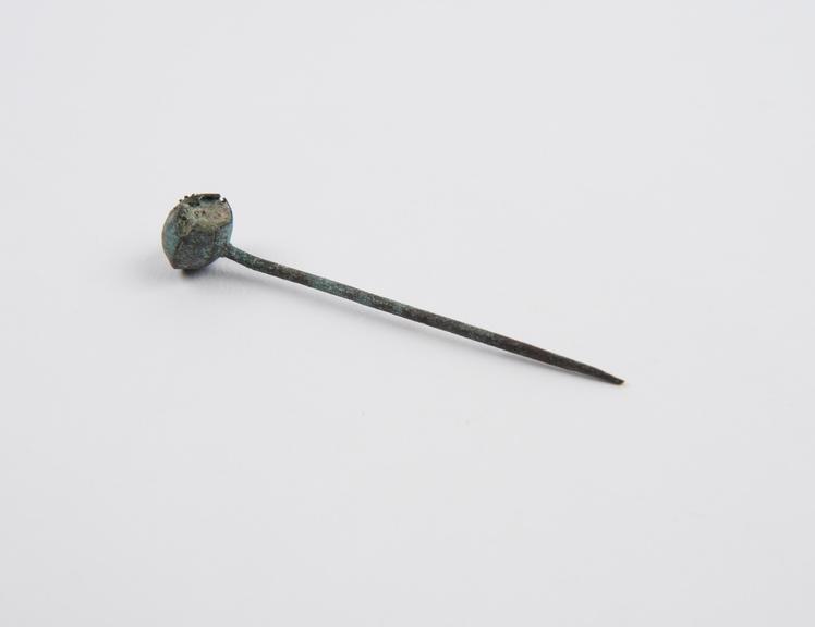 Pin, bronze, Roman(?), 199BC-500AD | Science Museum Group Collection