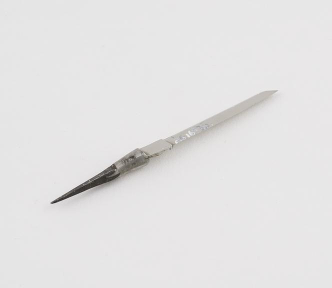 Knife, steel, blade only, by Ferguson of London, 1822 to 1869