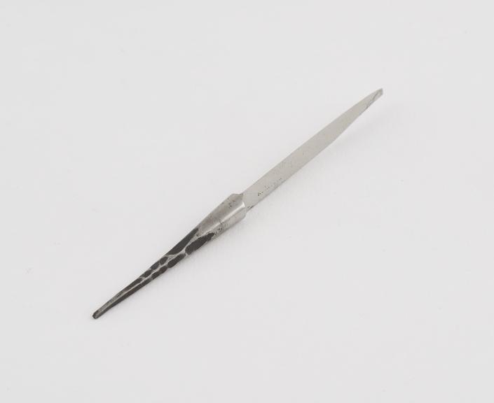 Knife, steel, blade only, by Ferguson of London, 1822 to 1869