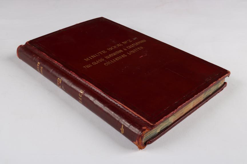 Minute book for Glass Houghton and Castleford Collieries Limited