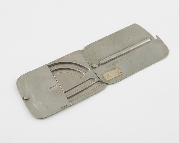 Suture needle set, case only, probably early 20th century