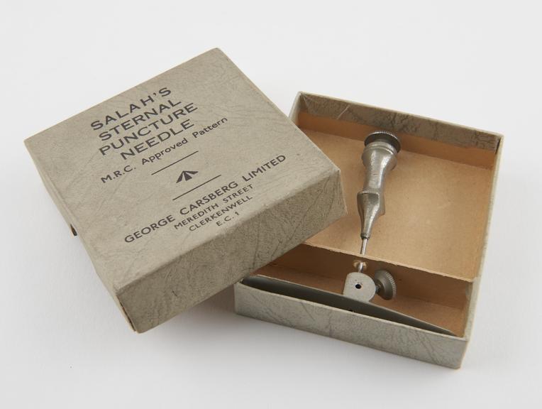 Salah's sternal puncture needle, stainless steel