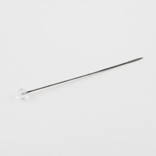 Hare-lip pin, steel and glass, 1880-1920