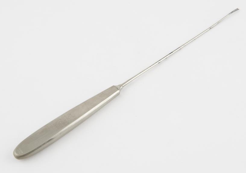 Naevus needle, plated steel, by Wenborn of Oxford, 1884-1912