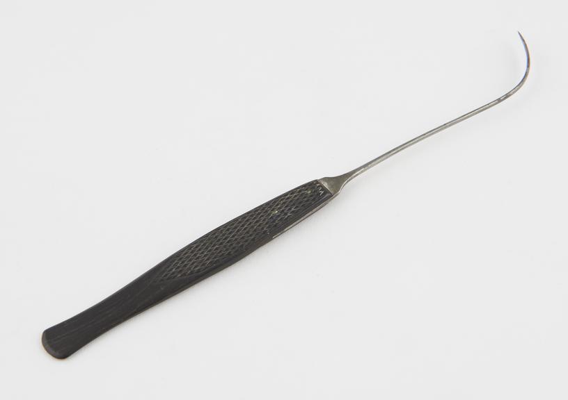 Naevus needle, steel and ebony, 19th century