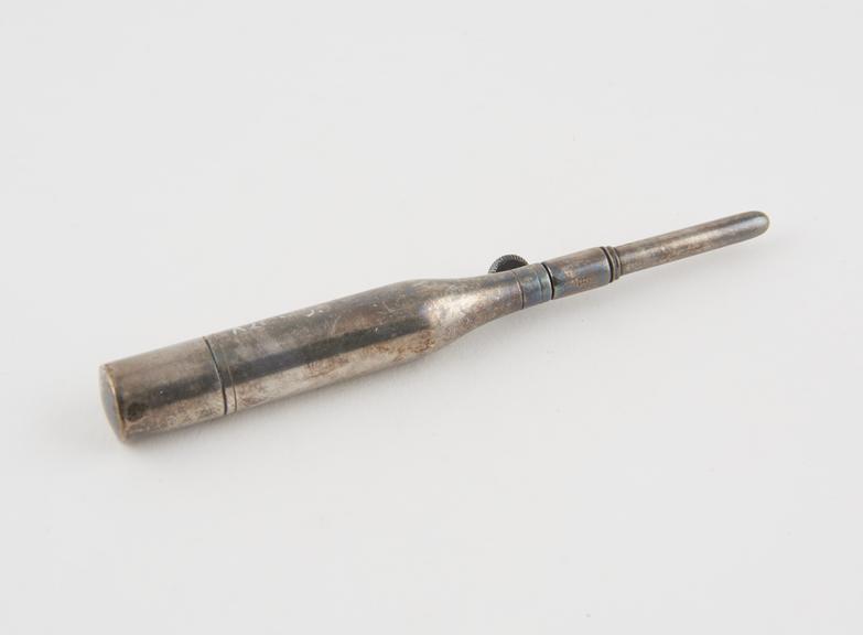 Southey's ascites trocar, steel, with 4 cannulae, in metal case