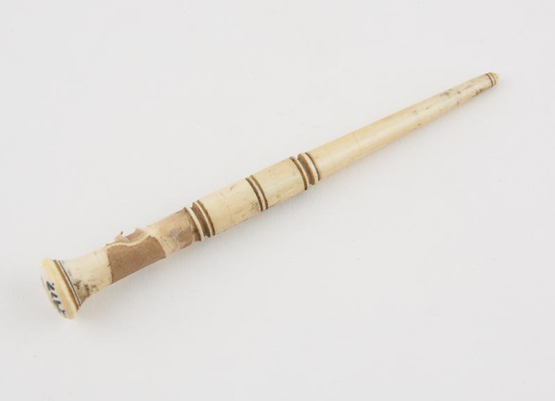 Case of exploring trocar, ivory, European, 1850-1910