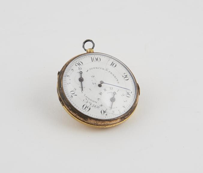 Pedometer, cord operated, by Spencer and Perkins, 1775-1794