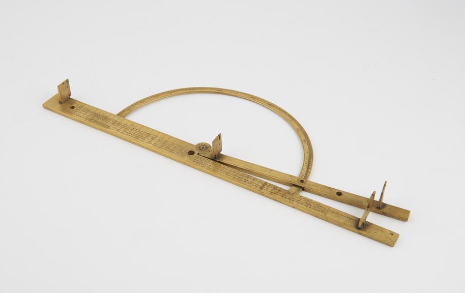 Graphometer, roughly made, unsigned, European, 1601-1700