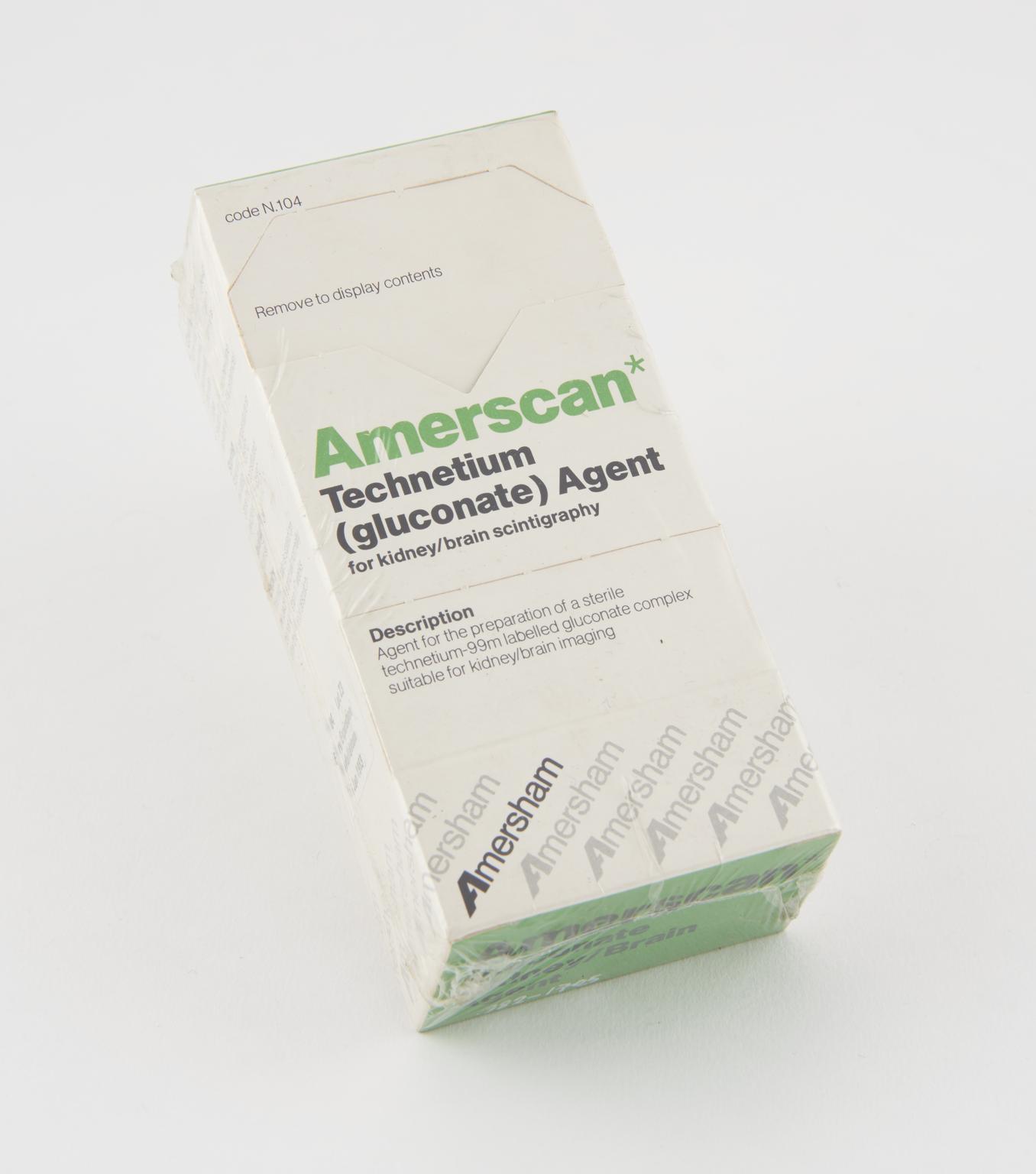 Technescan Powder Packet of Technetium (glucanate) for kidney/brain scintigraphy ...