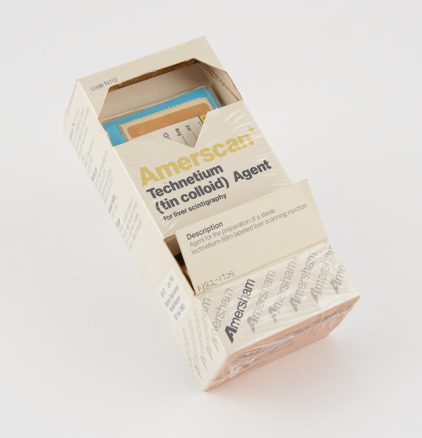 Technescan Powder Packet of Technetium (tin colloid) for liver scintigraphy 'Amerscan ...