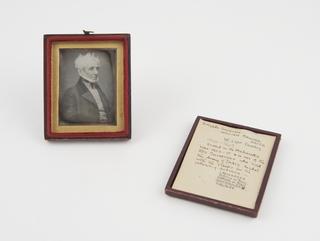 Paper showing biographical details of William Mansell, surgeon