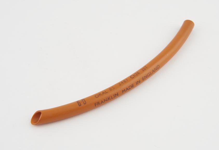 Oral tube, rubber, made by Franklin, English 1950-1980