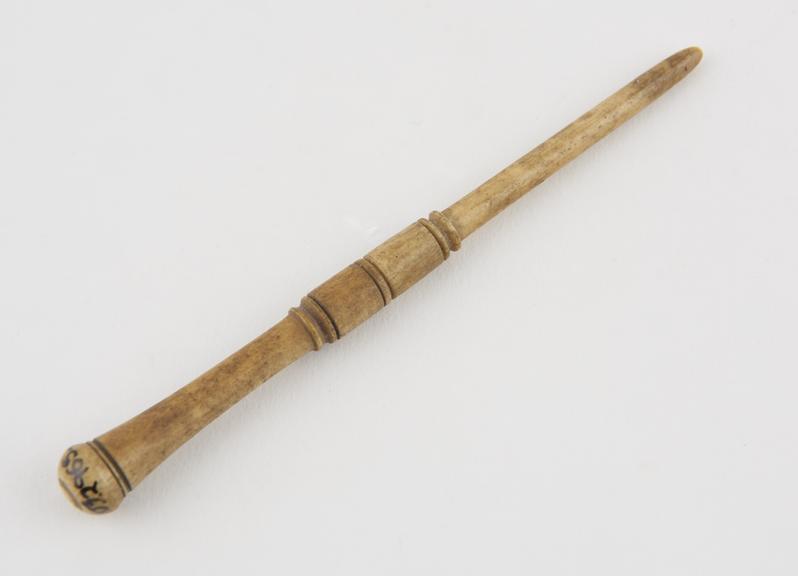 Exploring trocar, with ivory handle, cannula missing, European