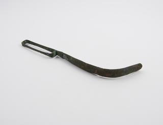 Strigil, bronze, Roman, 200BC-200AD