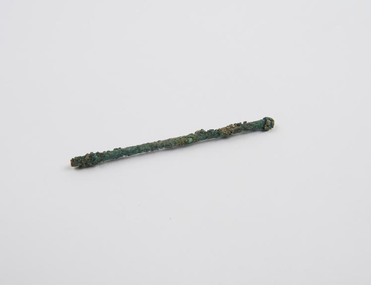 Part of unidentified bronze object, date and provenance unknown