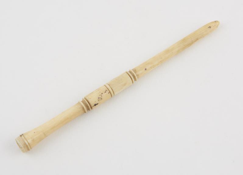 Exploring trocar, steel, in ivory case, English(?), 1890-1930