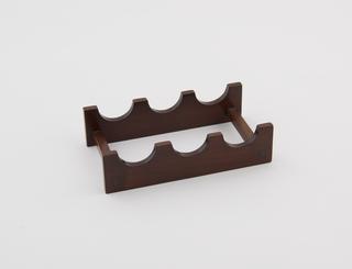 wooden stand for three specimen tubes