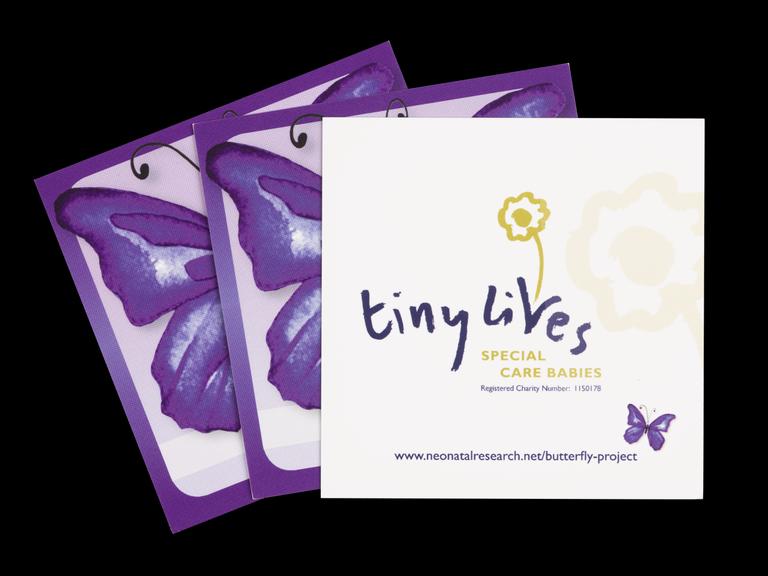 Butterfly cot card