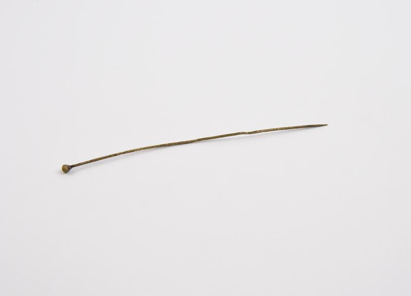 Long pin, bronze, Roman(?), 200BC-400AD