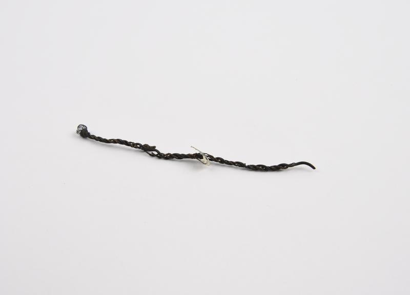 Pin, twisted bronze wire, damaged, Roman (?), 200BC-400AD