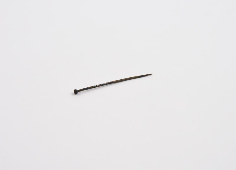 Curved pin, bronze, Roman, 50BC-500AD