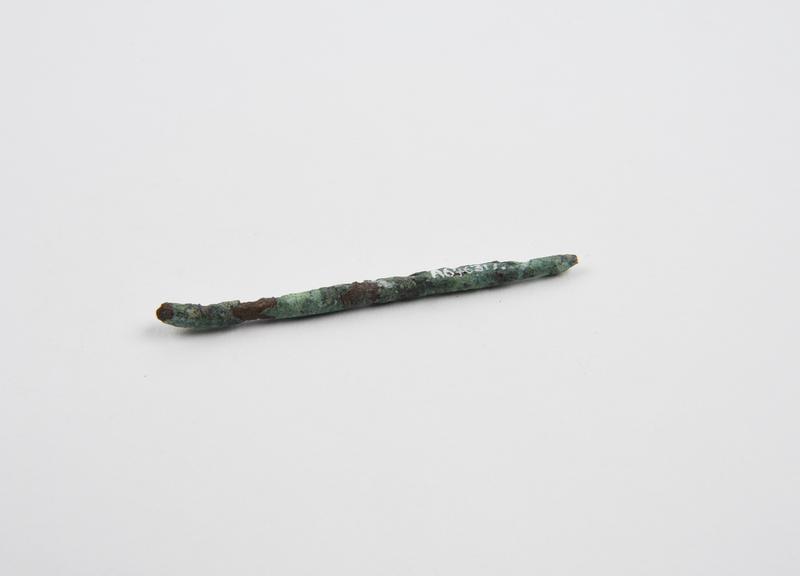 Stem of unidentified object, bronze, date and provenance unknown