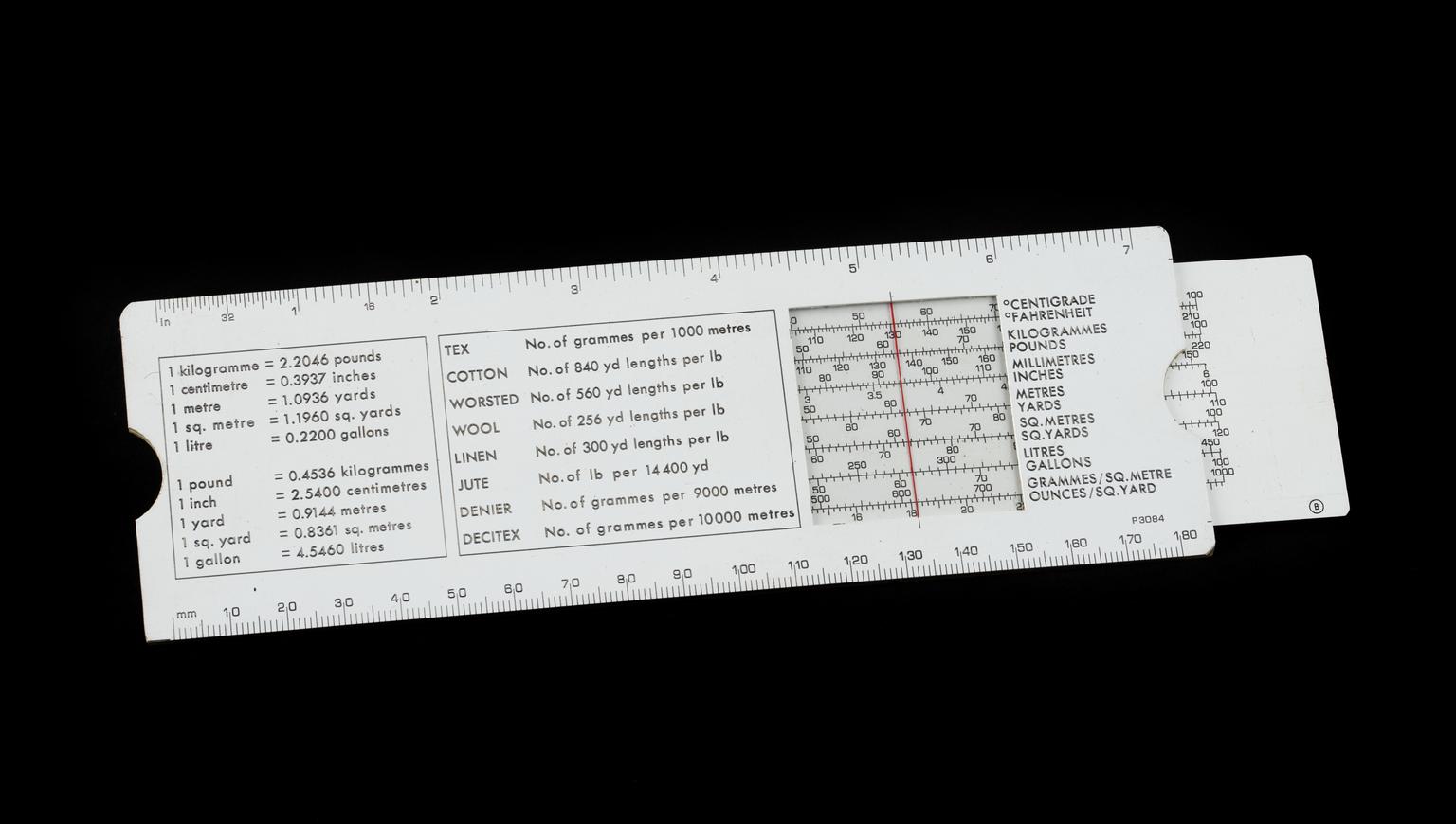 Yarn conversion calculator | Science Museum Group Collection