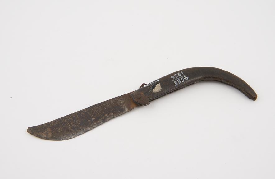 Circumcision knife or gum lancet, folding