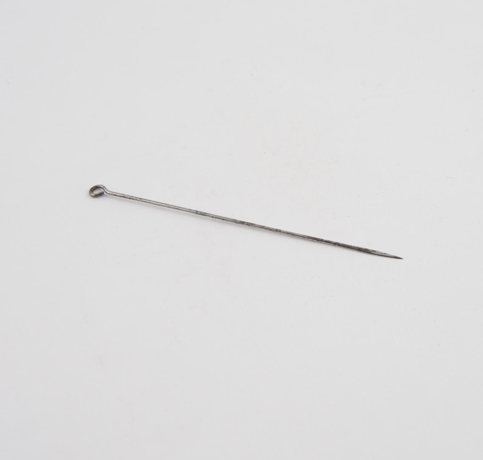Heavy Set Point Needle Steel needle with flattened point | Science Museum Group Collection