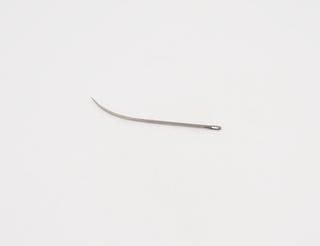 Suture needle, half-curved, steel
