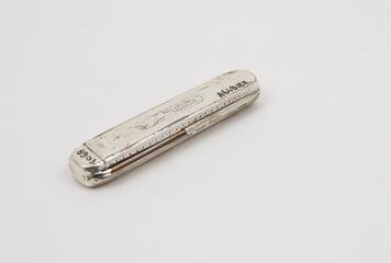 Two Lancets in a silver case
