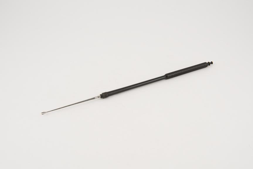 Wire adjuster, steel and ebony, 19th century