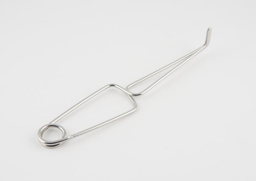 Forceps, chrome plated steel, 1930-1960