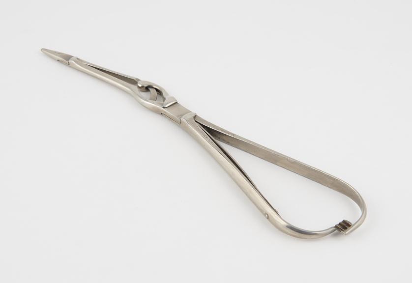 Needle holder, Cushing, steel, nickel-plated