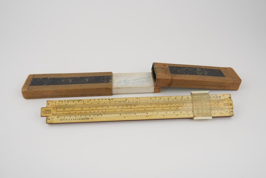 UNIQUE' electrical slide rule