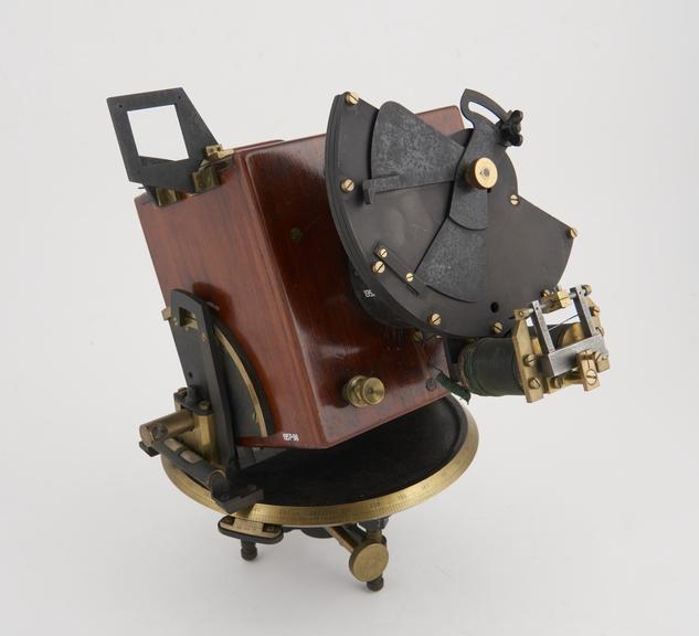 Cloud camera with dark slide film holder, one of two