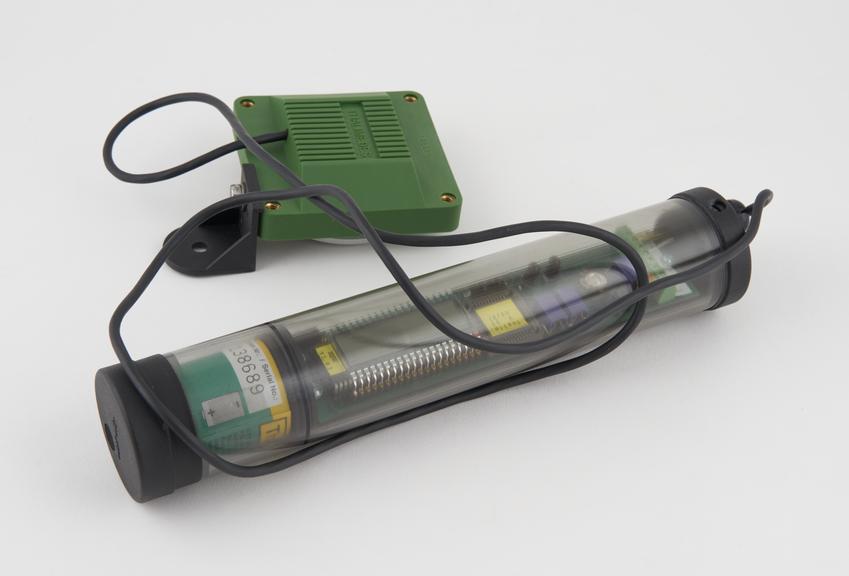 Float-operated shaft encoder with integral 'Thalimedes' data