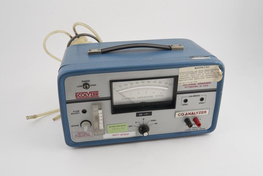 'Ecolyzer' carbon monoxide analysing meter, serial no