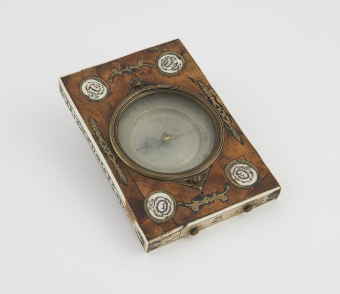 Italian mining dial in wood and ivory tablet, 1769.