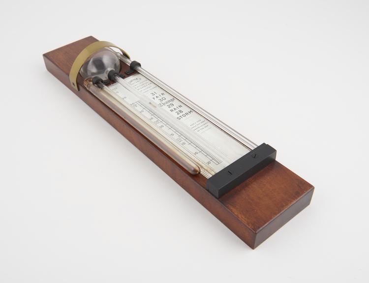 Lowne patent sympiezometer, with alcohol thermometer, 1875