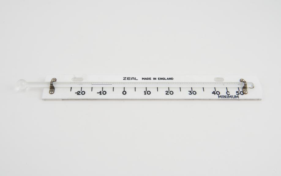 Minimum spirit (alcohol) thermometer by G. H. Zeal Ltd