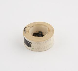 Computer tape used for recording rainfall, 1955-1965